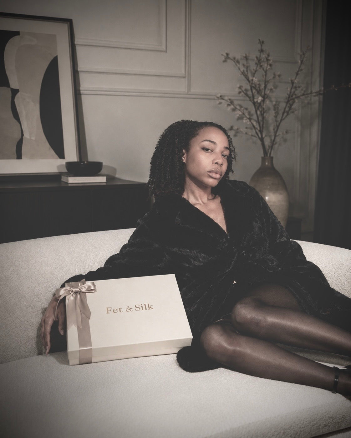 Fet & Silk, gift box, editorial portrait